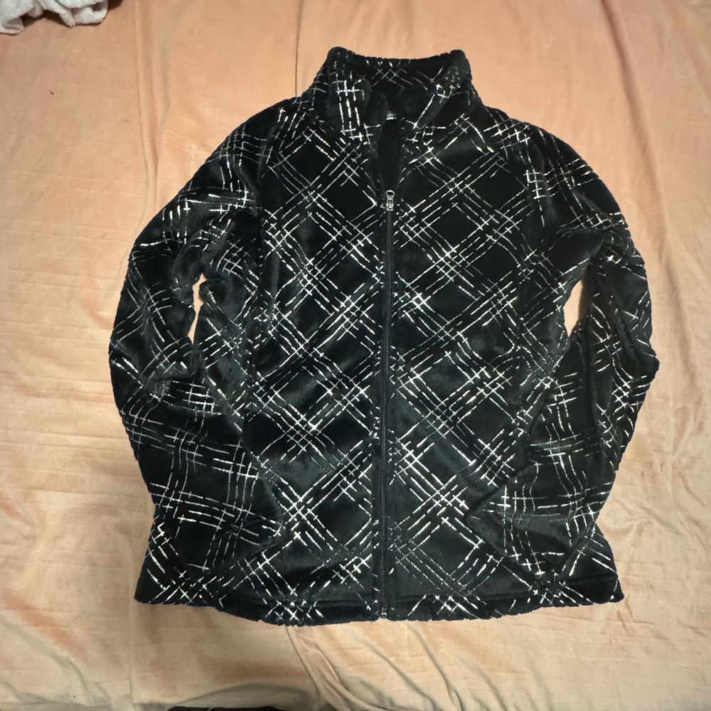 Jason Maxwell Black and White Puffer Jacket